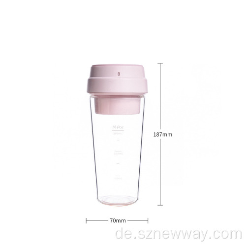 Xiaomi 17pin Fruchtbecher tragbarer elektrischer Safter 400ml